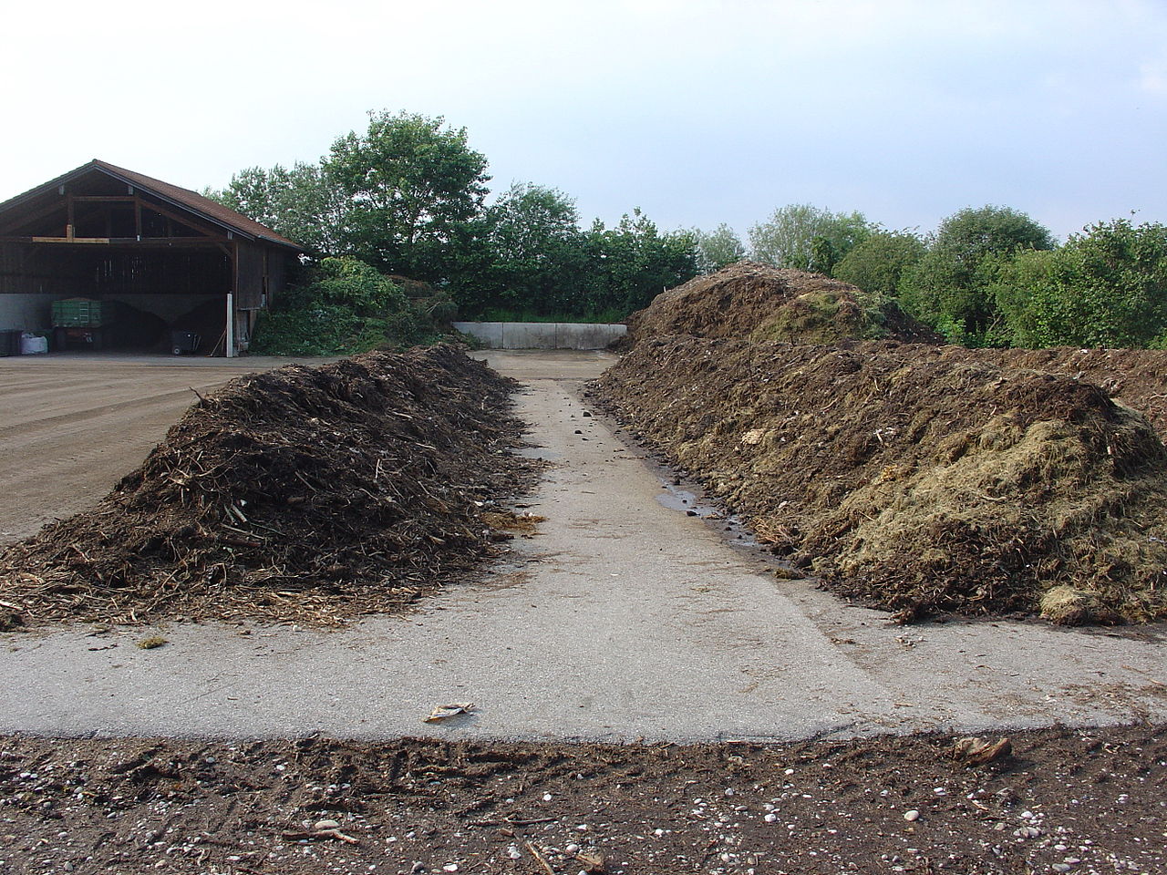 Compost site Germany